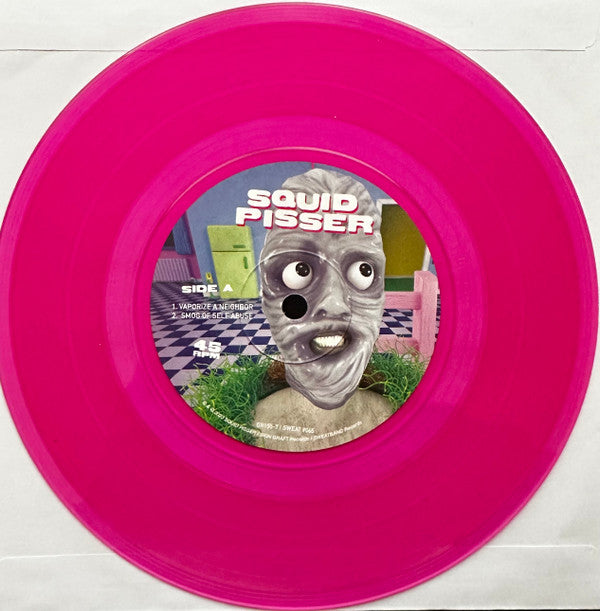 Squid Pisser – Vaporize A Neighbor - 7” EP (Limited Edition Translucent Bruise Vinyl)