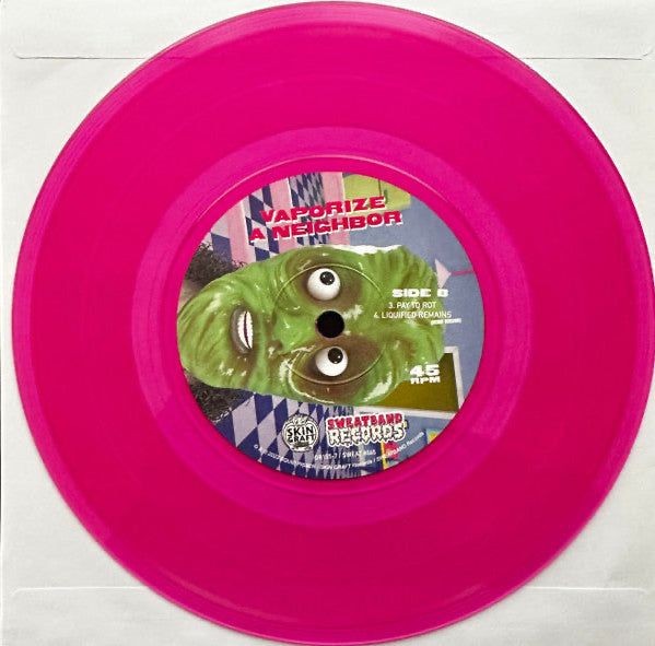 Squid Pisser – Vaporize A Neighbor - 7” EP (Limited Edition Translucent Bruise Vinyl)